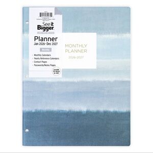 PlanAhead See it Bigger 2 Year Monthly Planner January 2026 - December 2027